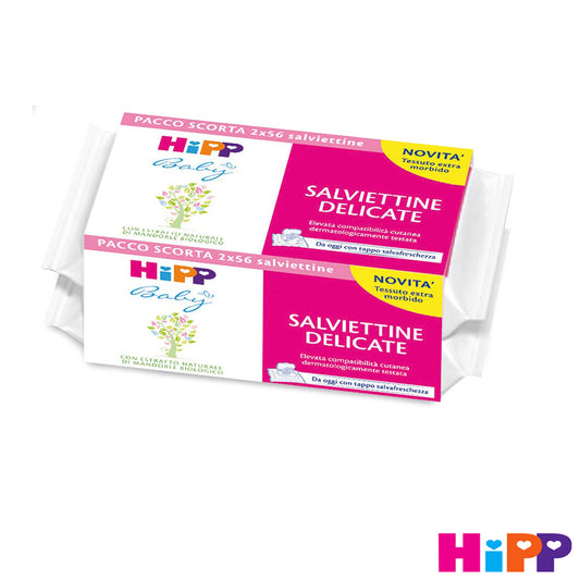 Hipp - Delicate Wipes Double Pack