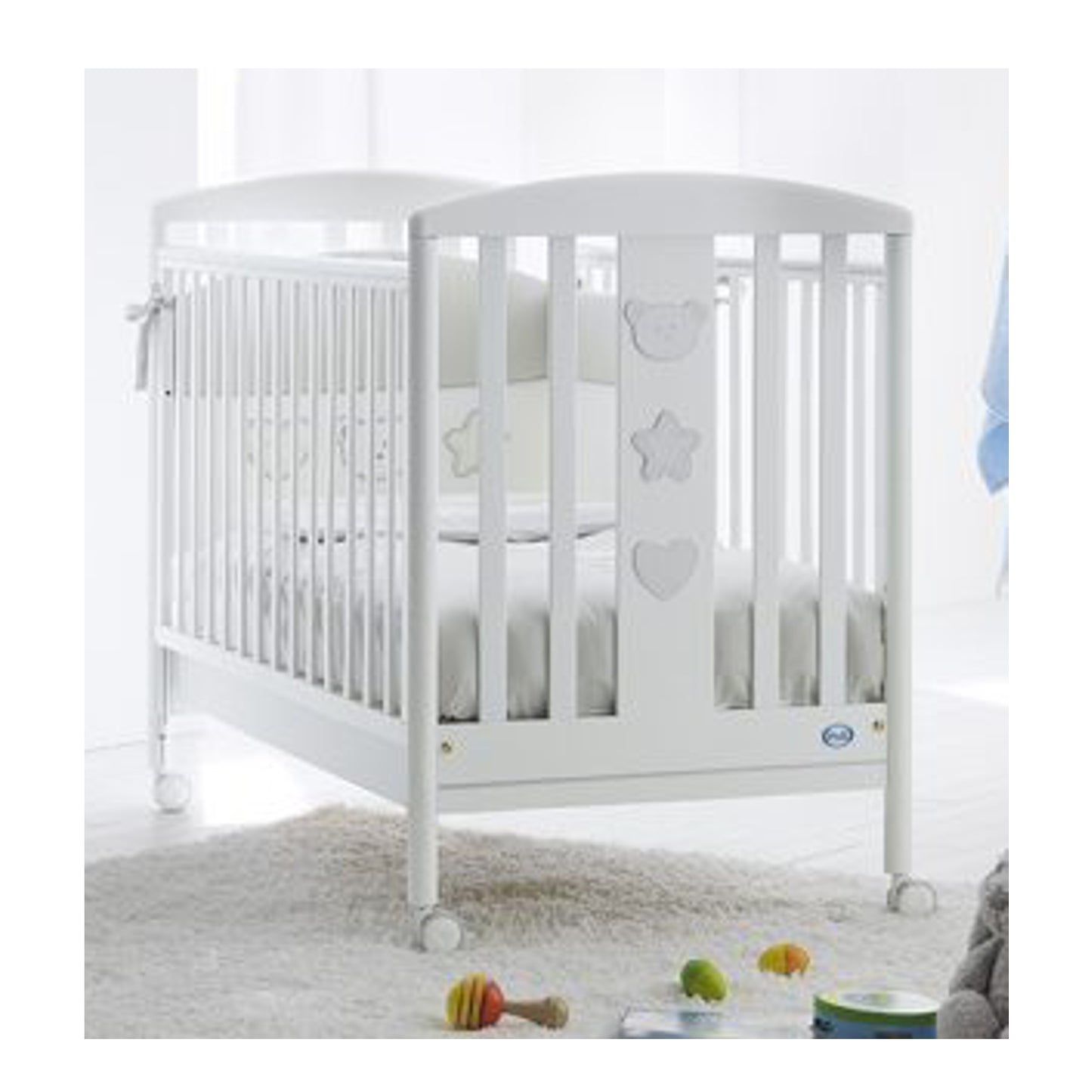 Letto Pali Per Bambini - Bianco | Camera Da Letto Unisex | Culle E Mobili | Modello Birillo - Foto 10