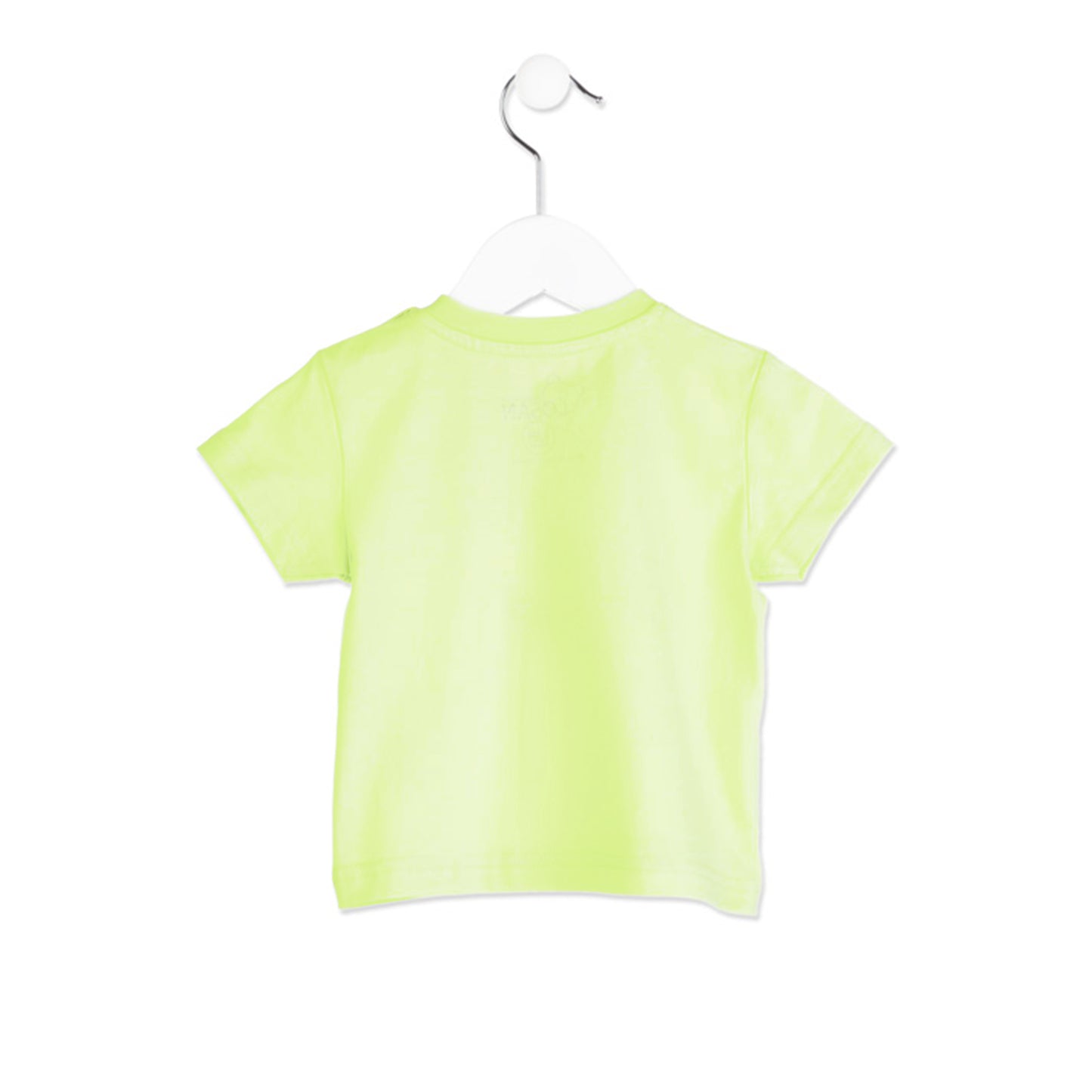 Losan - T-Shirt Verde Baby Bimbo con Faccia di Animale