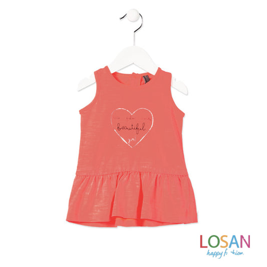 Losan - Baby Girl Pinafore Dress