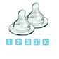 Mam - Bottle Teat 2pcs + measures 