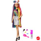 Mattel - Barbie Doll with Rainbow Hair with Accessories FXN96