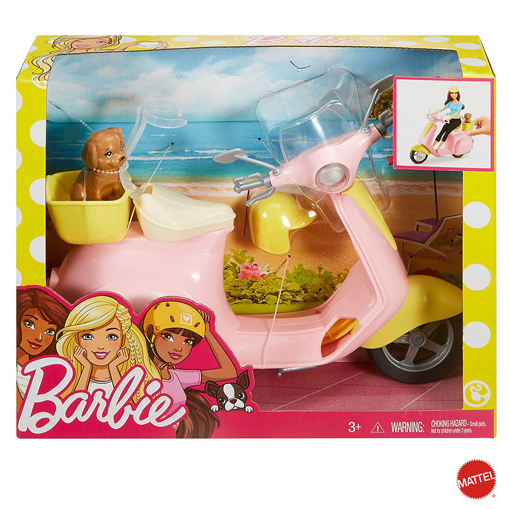 Mattel - Barbie Scooter e Cagnolino FRP56
