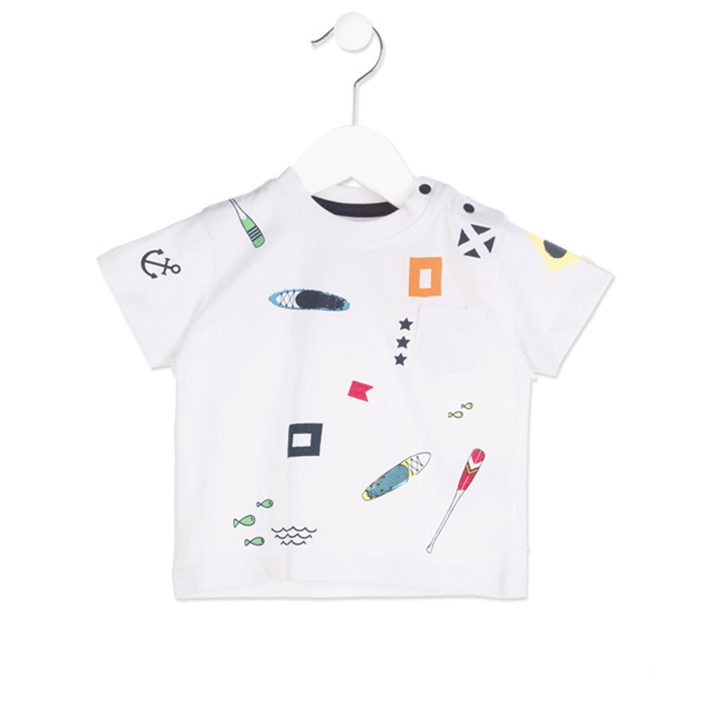 Losan - T-Shirt Dettagli Marinari Baby Bimbo