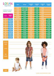 Losan - Newborn Boy Striped T-Shirt and Bermuda Set