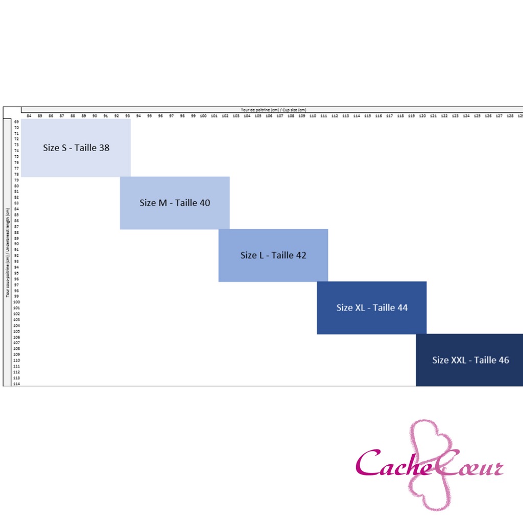 Cache Coeur - Maternity Takini Swimsuit Navy Model